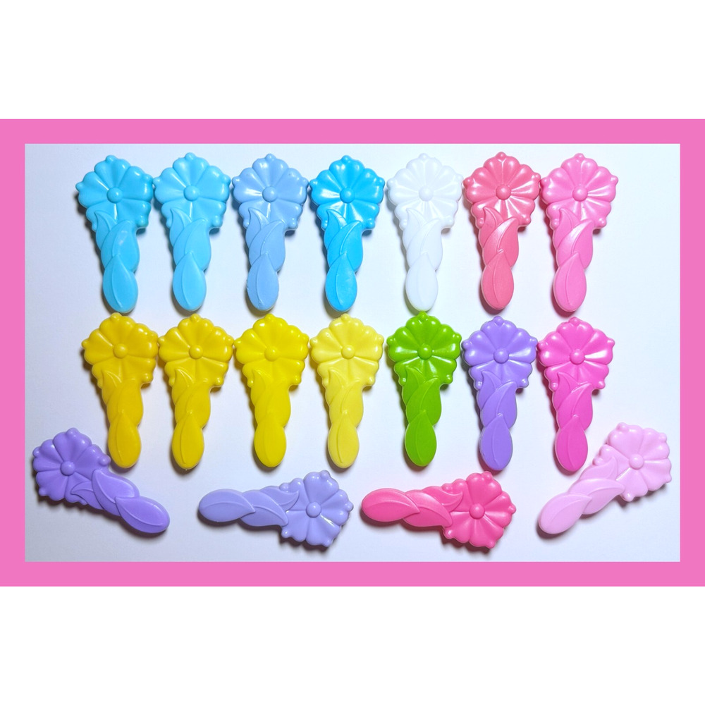 My Little Pony MLP G1 Vtg 80’s Flower Brush Comb Accessories Lot Italy Carousel